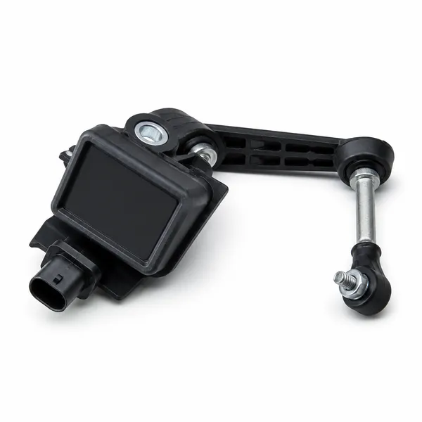 Land Rover air suspension height sensor with its linkage arm